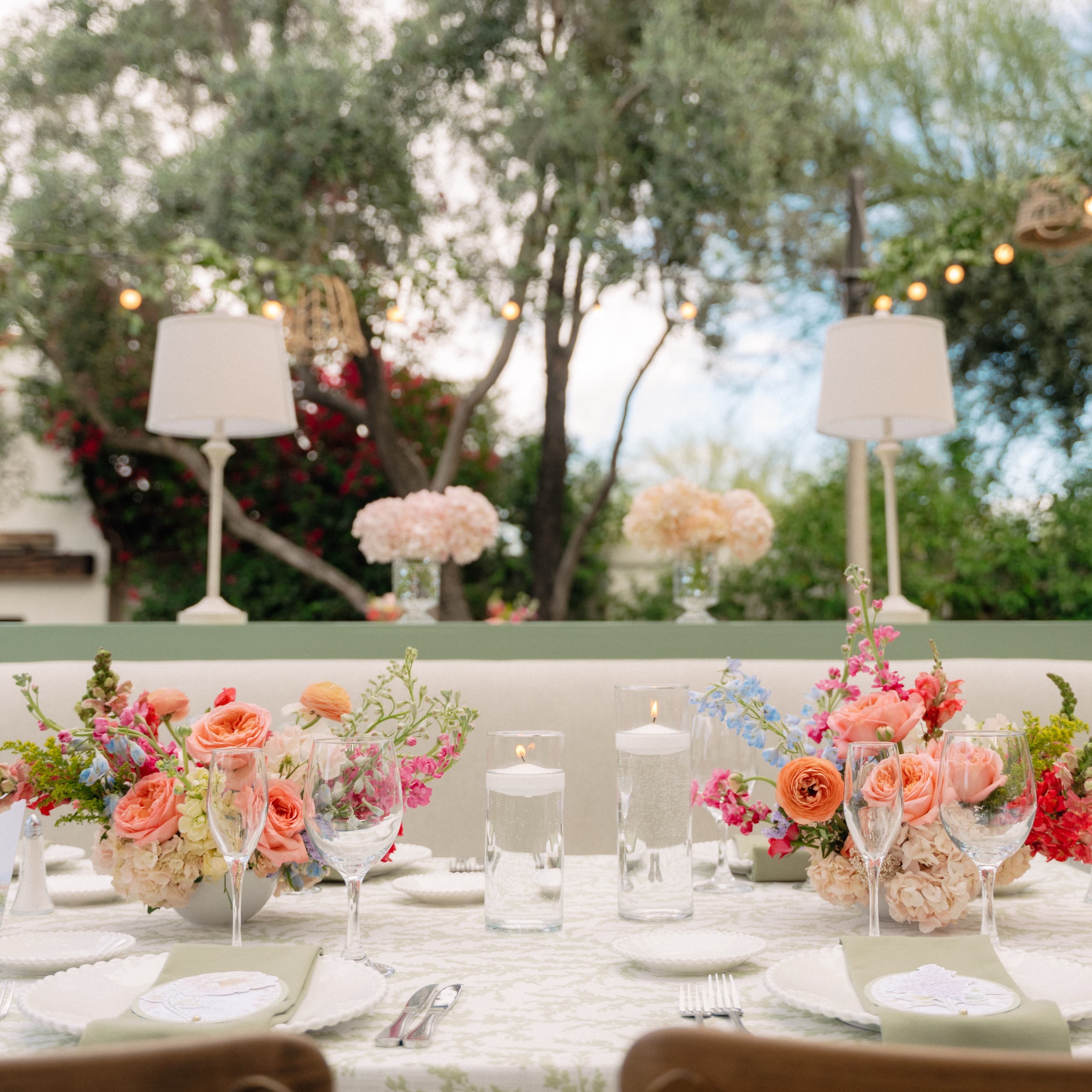 A Table Set for Garden Light